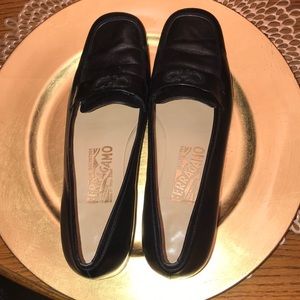 Salvatore Ferragamo Italian leather black shoes